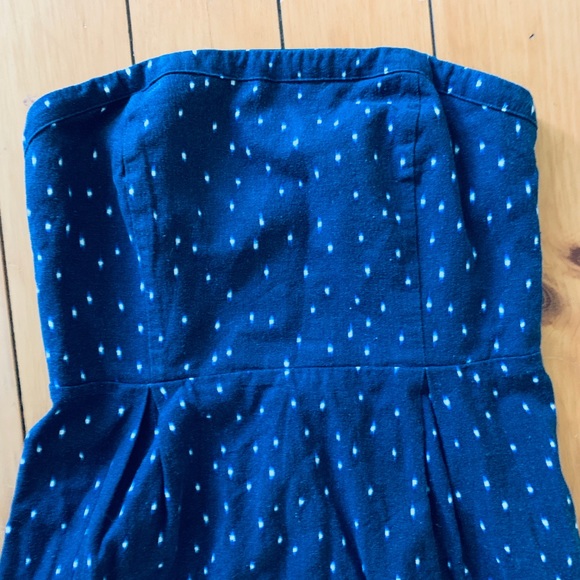 Old Navy strapless navy blue dress size 4 - Picture 2 of 6